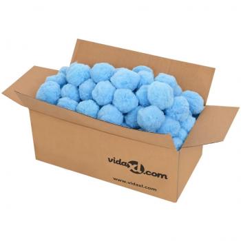 Bolas de filtro de piscina 700 g polietileno azul
