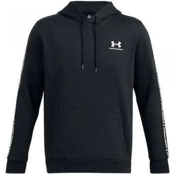 Under Armour Kapuzensweatshirt mit Logo‑Streifen – Icon Fleece XL