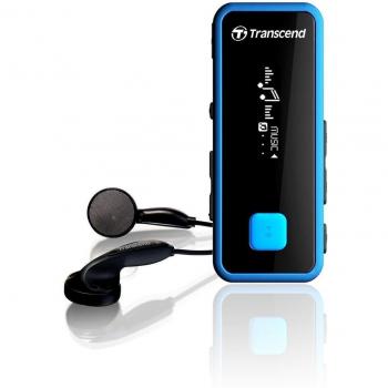 Transcend TS8GMP350B lettore MP3 gommato 8 GB con protezione shock