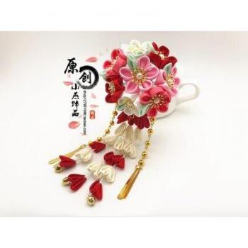 Accesorio de Cabello Sakura Tsumami Kanazashi