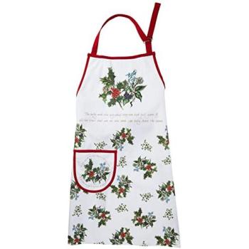 Cotton Holly and Ivy Chef’s Apron