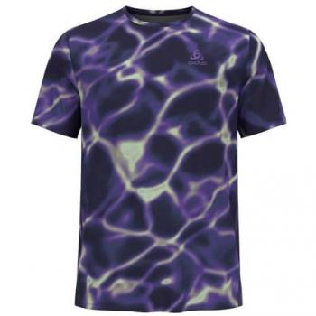 Odlo Uomo T-Shirt Zeroweight Chill Tec Print XL Viola