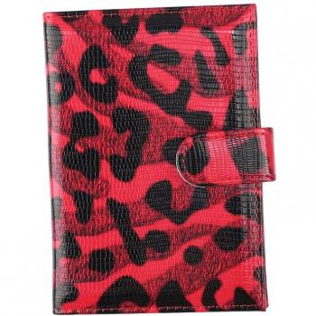 Funda de Viaje de Cuero con Diseño de Leopardo