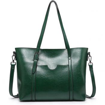 Bolsa Grande de Hombro en Cuero Suave