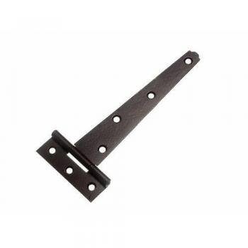 GATE SHED Door TEE T Hinge 6 Inch Black
