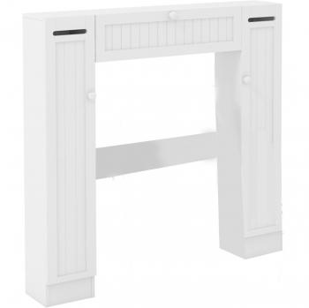 Giantex étagère blanche – 87x18x98 cm, modèle 89x99 cm