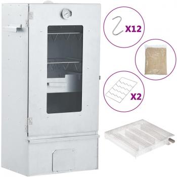 VidaXL Grillkamin und Räucherofen mit Kaltrauchgenerator