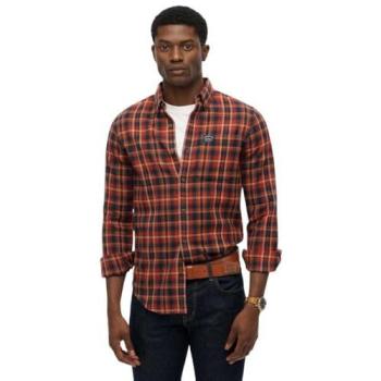 Superdry Camicia marino, mandarino, pesca e aragosta