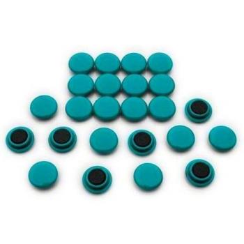 Imanes de sujeción 24 unidades (20 x 7,5 mm, color verde)