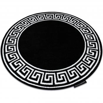 RugSX Hampton Black 200cm Circle Carpet