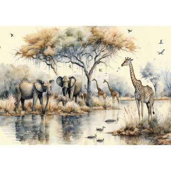 Niños Safari Pintado