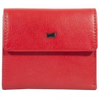 Anna Flap Wallet en cuir rouge