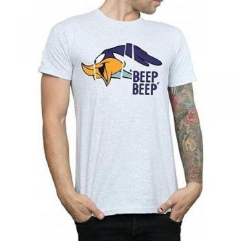 T-shirt uomo Looney Tunes Beep Beep Road Runner grigia