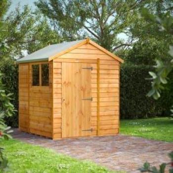 6ft x 6ft Apex Overlap Dip Treated Garden Shed