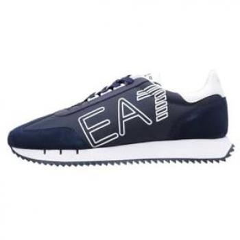 Basket EA7 Emporio Armani Homme Bleu marine Blanc Tige synthétique Fermeture lacets