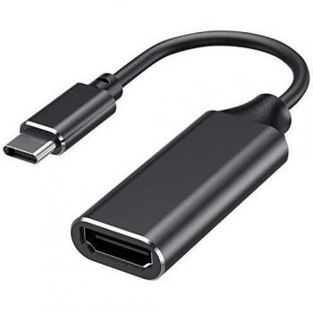 USB-C-zu-HDMI-Adapter, Aluminium, Typ-C-/Thunderbolt-3-auf-HDMI-4-K-Adapter für MacBook Pro 2017–2019, MacBook Air, Samsung Note 9, S9, Note 8, S8, Huawei Mate 20 und weitere