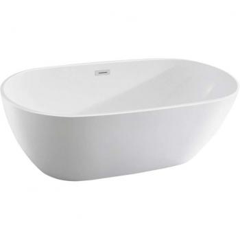 Aqualine Vasca da bagno 180x80 cm in bianco