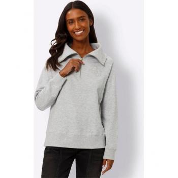 Sudadera Gris Heine con Textura