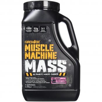 Muscle Machine Mass Gainer Strawberry Cream