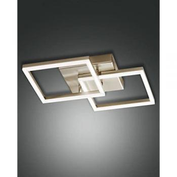 Applique Oro Opaco 2 Luci LED 3000K 39W 3880lm Dimmerabile (Fabas)
