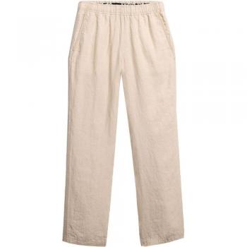 Pantalon lin beige décontracté W7011182A Superdry (femme)