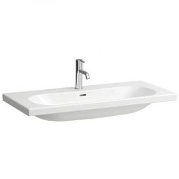 Lavabo Laufen Lua, rejilla única y rebosadero