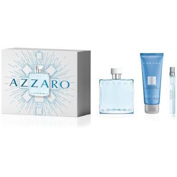Coffret Azzaro Chrome : 100 ml Eau de Toilette + 75 ml Shampooing + 10 ml Eau de Toilette