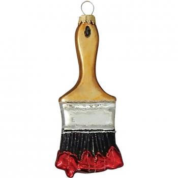 Krebs Lauscha Glasornament Malerpinsel für den Weihnachtsbaum
