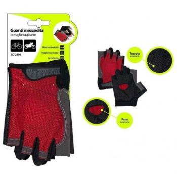 Guanti Universali Mezzedita Antiscivolo in Maglia per Bici e Moto XC-2595