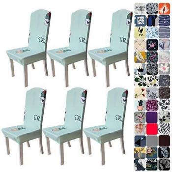 Wedding & Party Cactus Green Chair Covers – 6 Pack