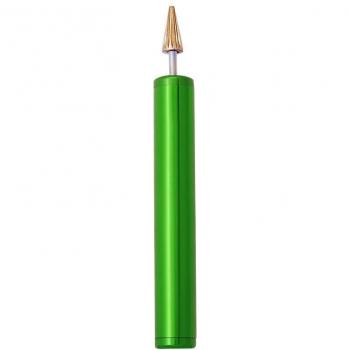 Dual Aceite-Tinte Pluma de Cuero con Punta de Latón