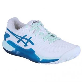 Scarpe da tennis Asics Gel Risoluzione 9 Clay Blu-verde per Donna