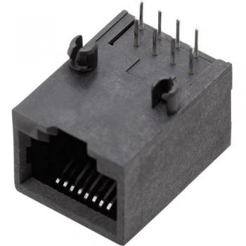 Presa da pannello RJ45 8P8C Nera