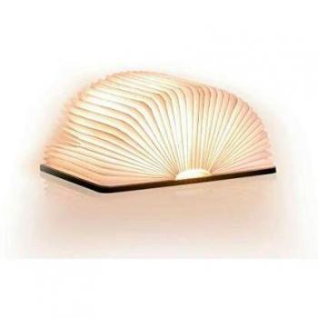 Gingko Large Smart Book Light in Walnut