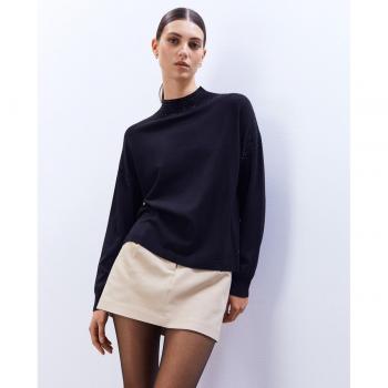 Sfera Jersey elegante con strass