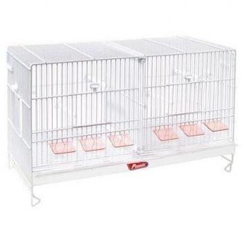 Jaula de Cría Nova Pedrós Blanca 60 cm Doble Separador