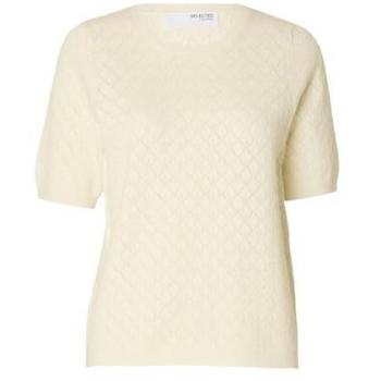 Selected Femme Damenpullover Slfhelen Creme – Größe XL