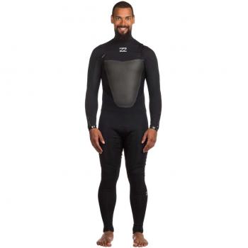 Traje de buceo Billabong Absolute Comp 3/2mm con cremallera, negro, talla XL