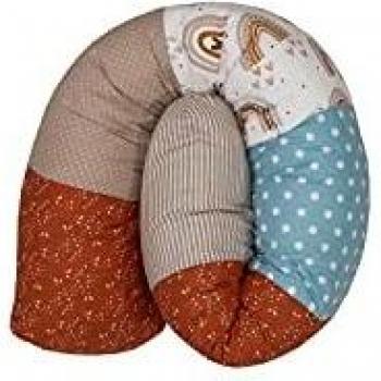 ULLENBOOM ® Baby Kuschelschlange 120x13 cm aus ÖkoTex Baumwolle