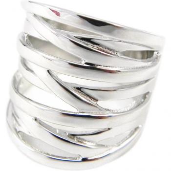 Anello in Argento 22 mm 'Coreografia'