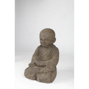 Skulptur Shaolin Buddha in Beton – 45 cm Dekor