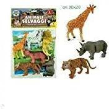 Set Animali Geo Nature Savana 6pz con Mappa