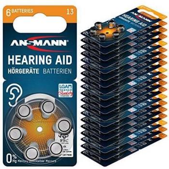 Piles zinc-air ANSMANN taille 13