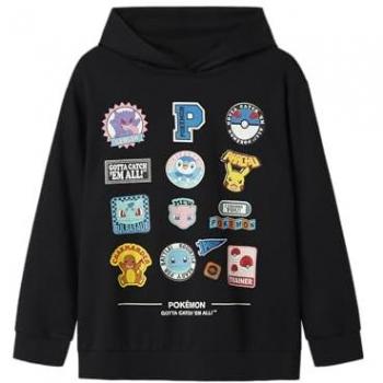 NKMJIMM Pokémon NREG Sweatshirt – Kindergröße 122/128, 60 % Baumwolle