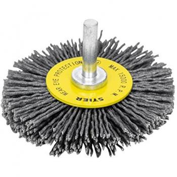 Brosse Stier 70 mm, pour perceuses, ondulée, diamètre de queue 6 mm