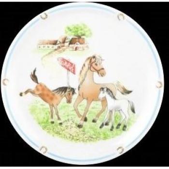 Speiseteller Seltmann Weiden „Compact – Mein Pony“, bunt, Porzellan, Ø 25,5 cm