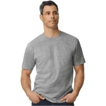 Top Unisex Grigio Medio Gildan Softstyle S