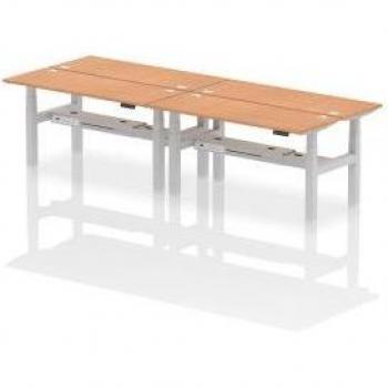 Dynamic Air Back-to-Back W1600 x D600mm Height Adjustable Sit Stand 4