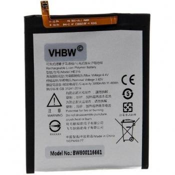 Nokia HE335/HE316/HE317 Li‑Polymer Ersatzakku (3000 mAh) – VHbw