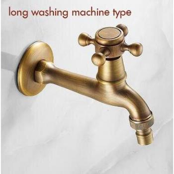 Antique Brass Single Cold Outdoor Faucet